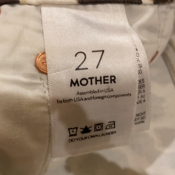 MOTHER Leopard High Waisted Looker Ankle Frey - Picture 4 of 5